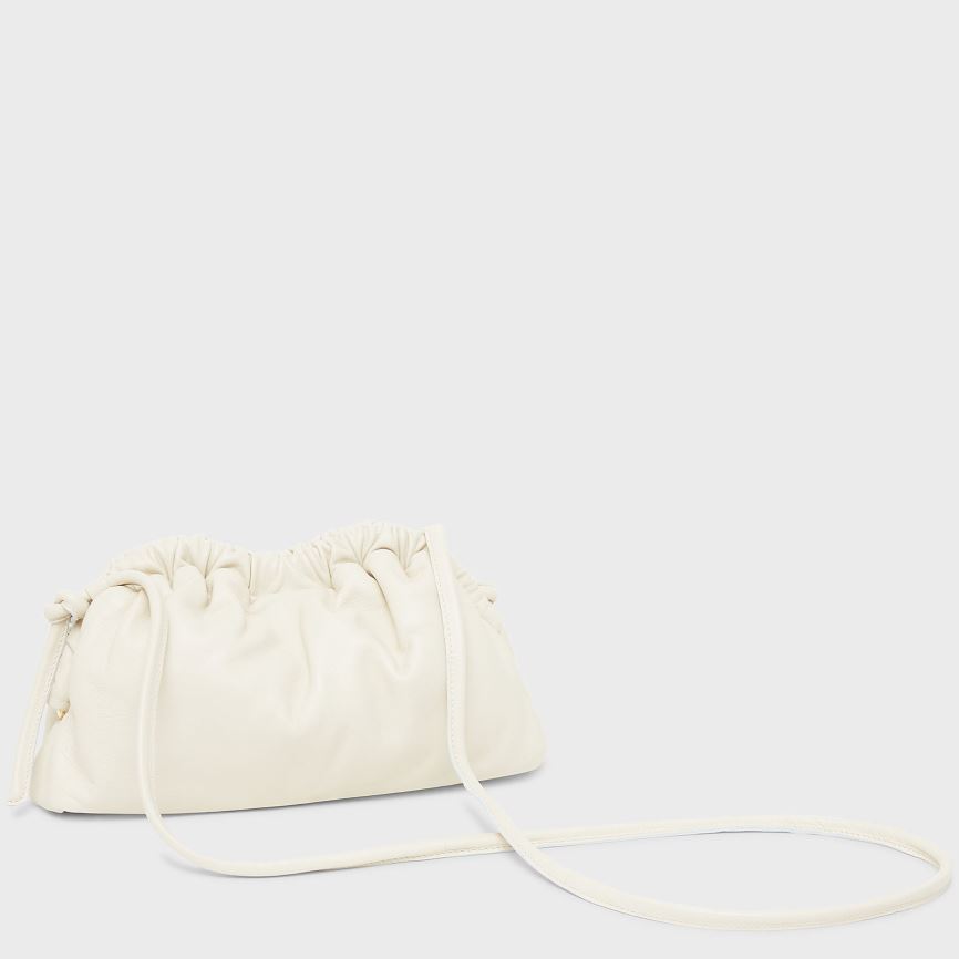 Women's Mansur Gavriel Mini Cloud Clutch Bags Cream | AU M867UO